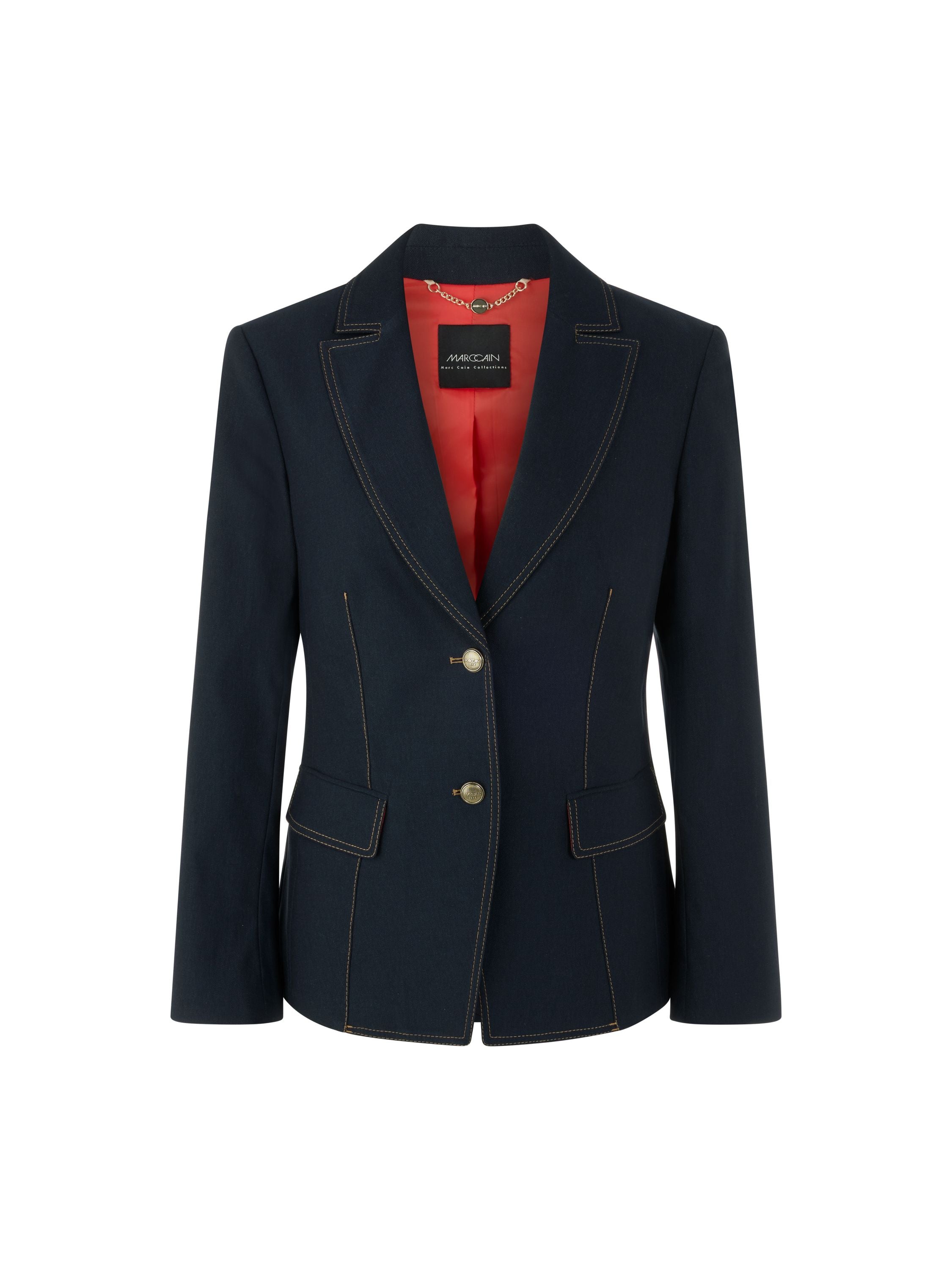 Blazer in Denim-Optik - 394 - Blau