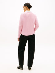 Strickpullover aus Baumwolle - TPG-PINK - Rosa