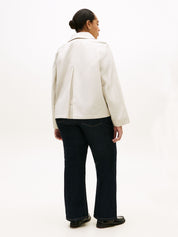 Overshirt aus Baumwolle - ACU-BEIGE - Creme