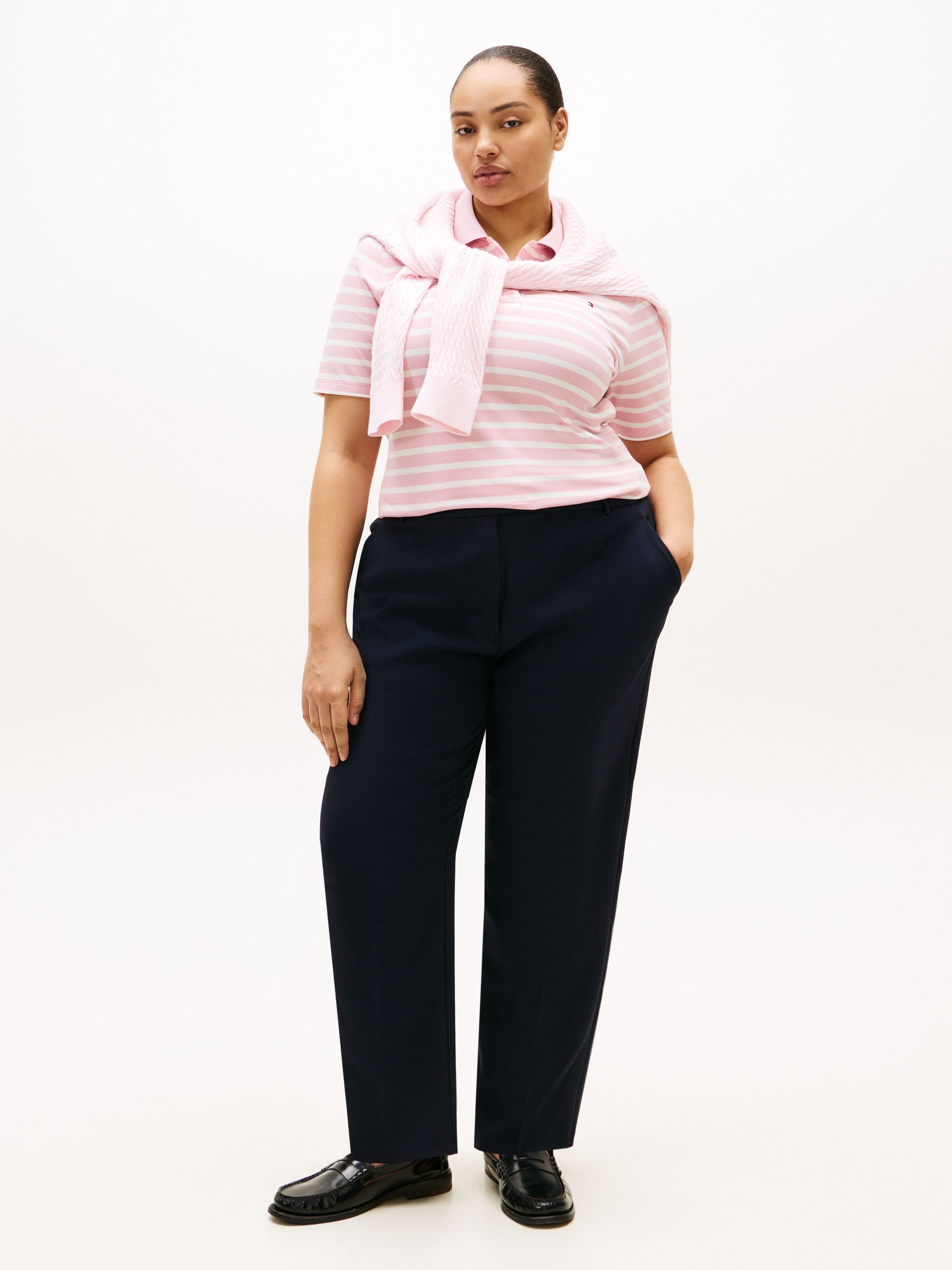 Poloshirt Regular Fit aus Baumwolle - 0EB-PINK - Pink