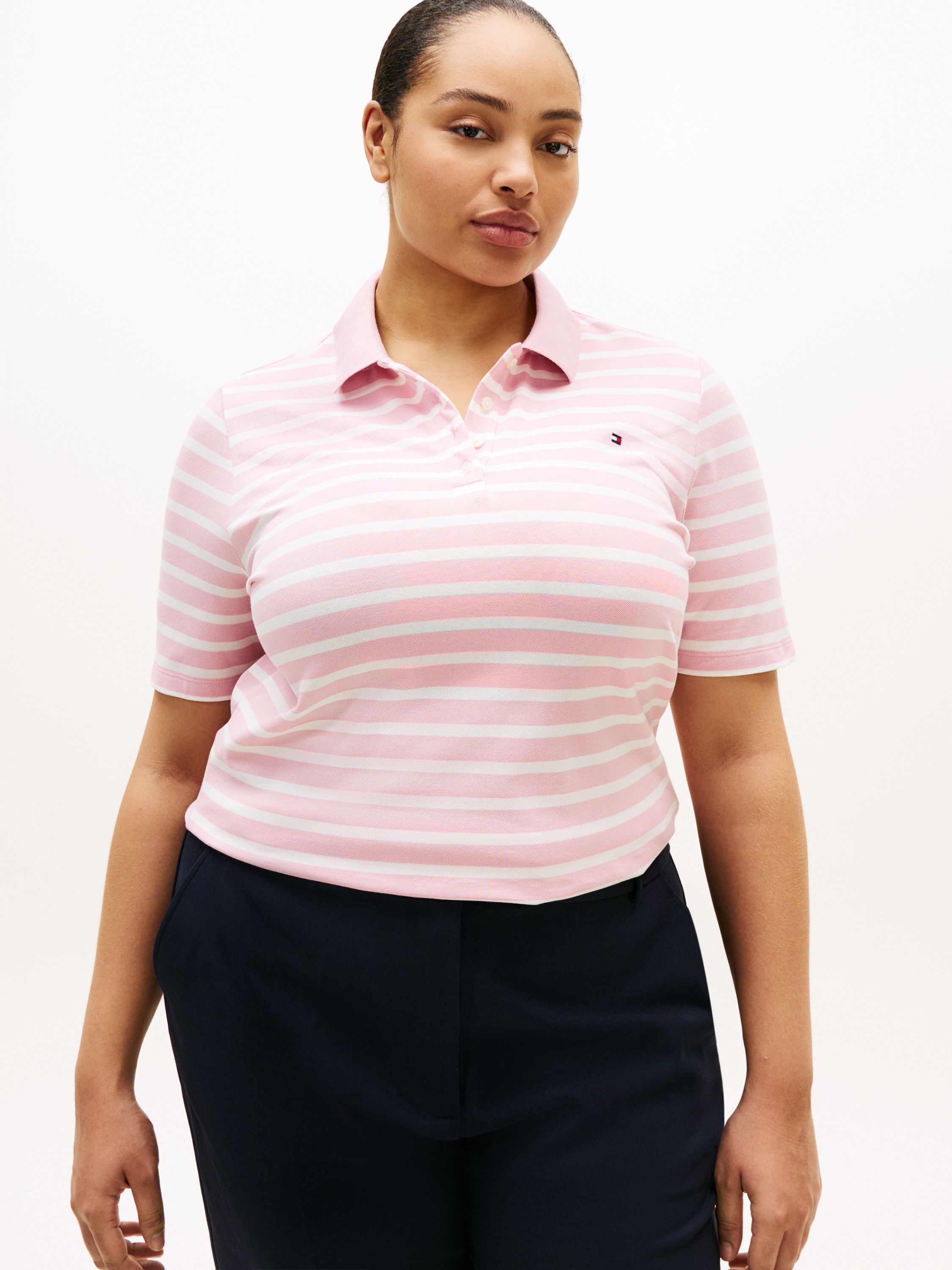 Poloshirt Regular Fit aus Baumwolle - 0EB-PINK - Pink