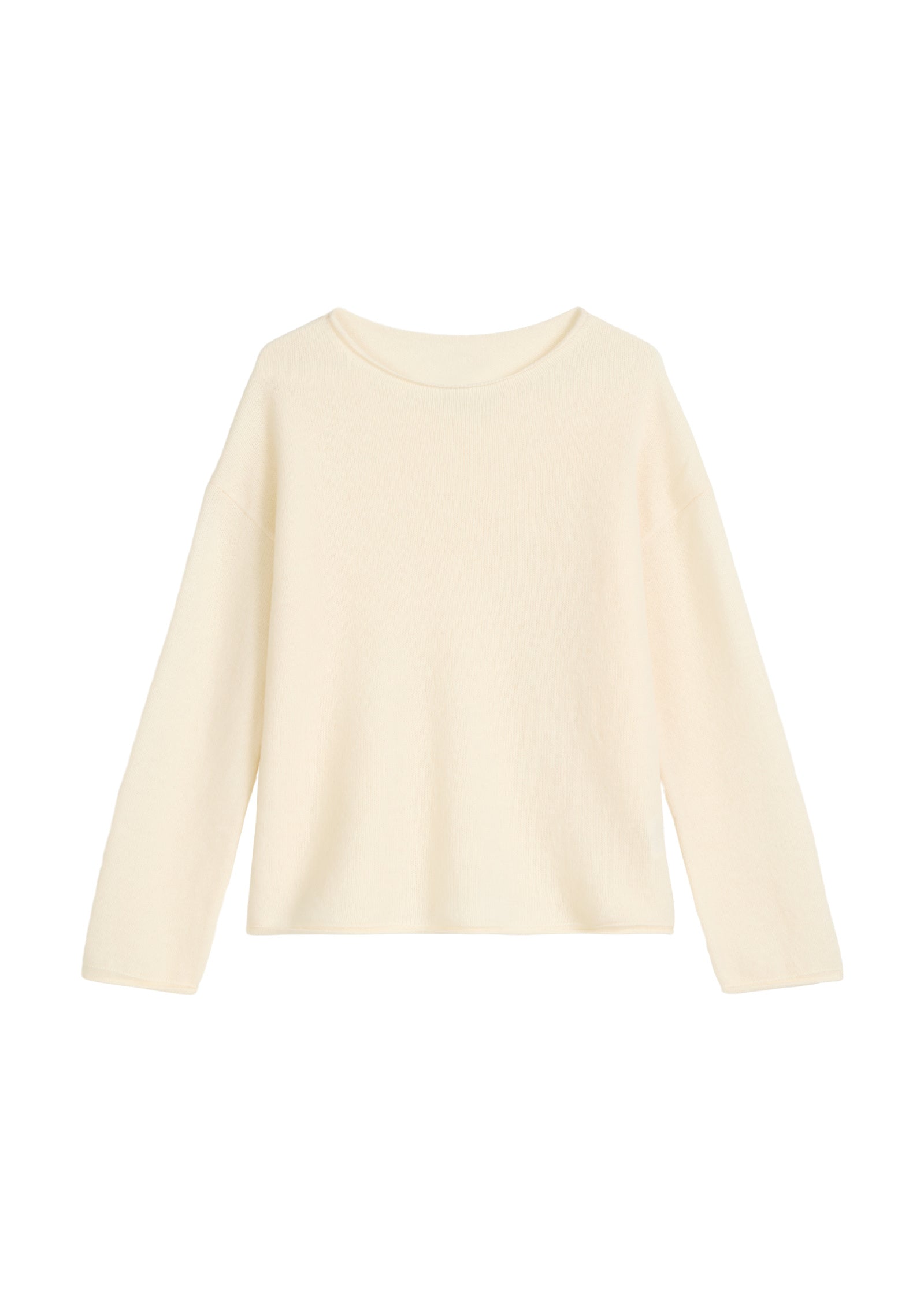 Strickpullover aus Schurwolle - 143-raw cream - Creme