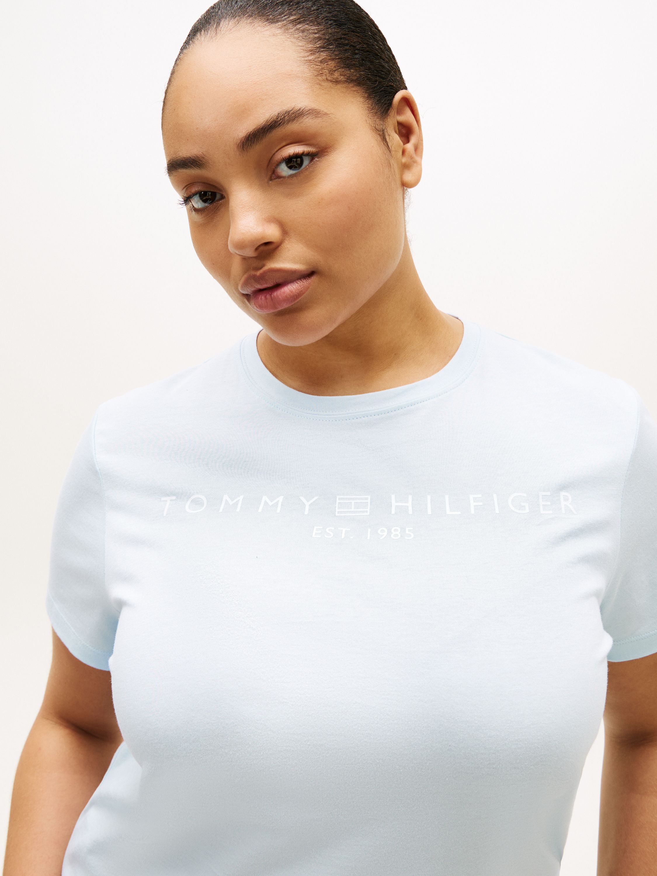 T-Shirt aus Baumwolle - CYR-BLUE - Blau