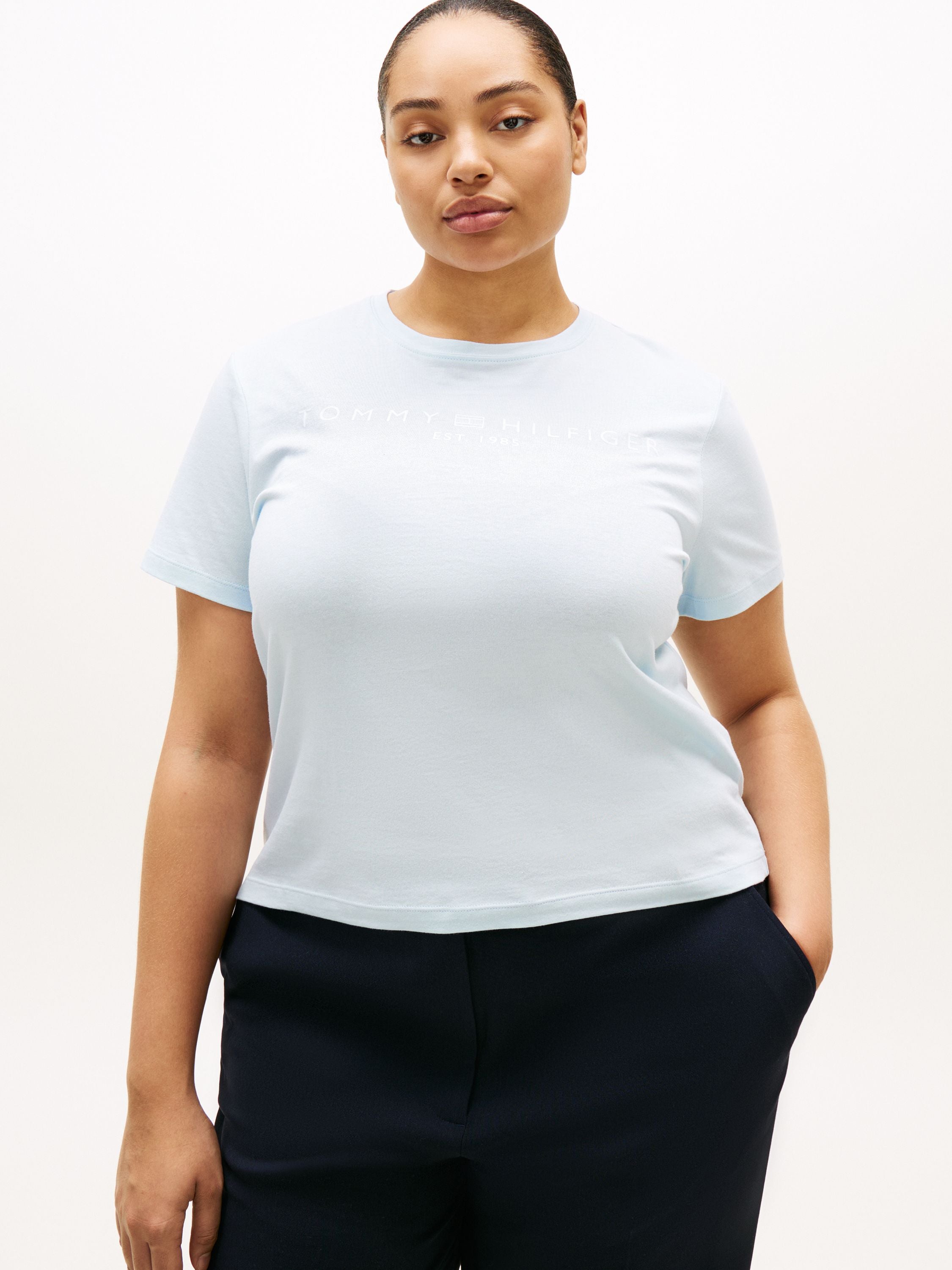 T-Shirt aus Baumwolle - CYR-BLUE - Blau