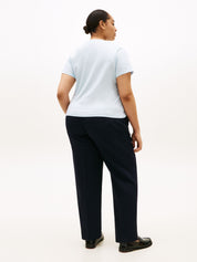 T-Shirt aus Baumwolle - CYR-BLUE - Blau