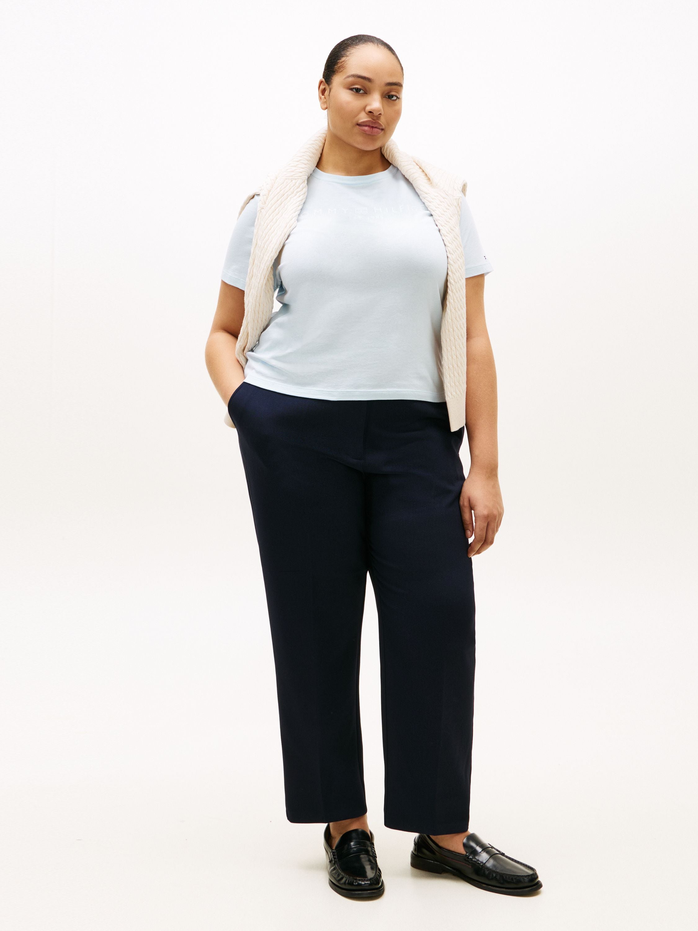 T-Shirt aus Baumwolle - CYR-BLUE - Blau