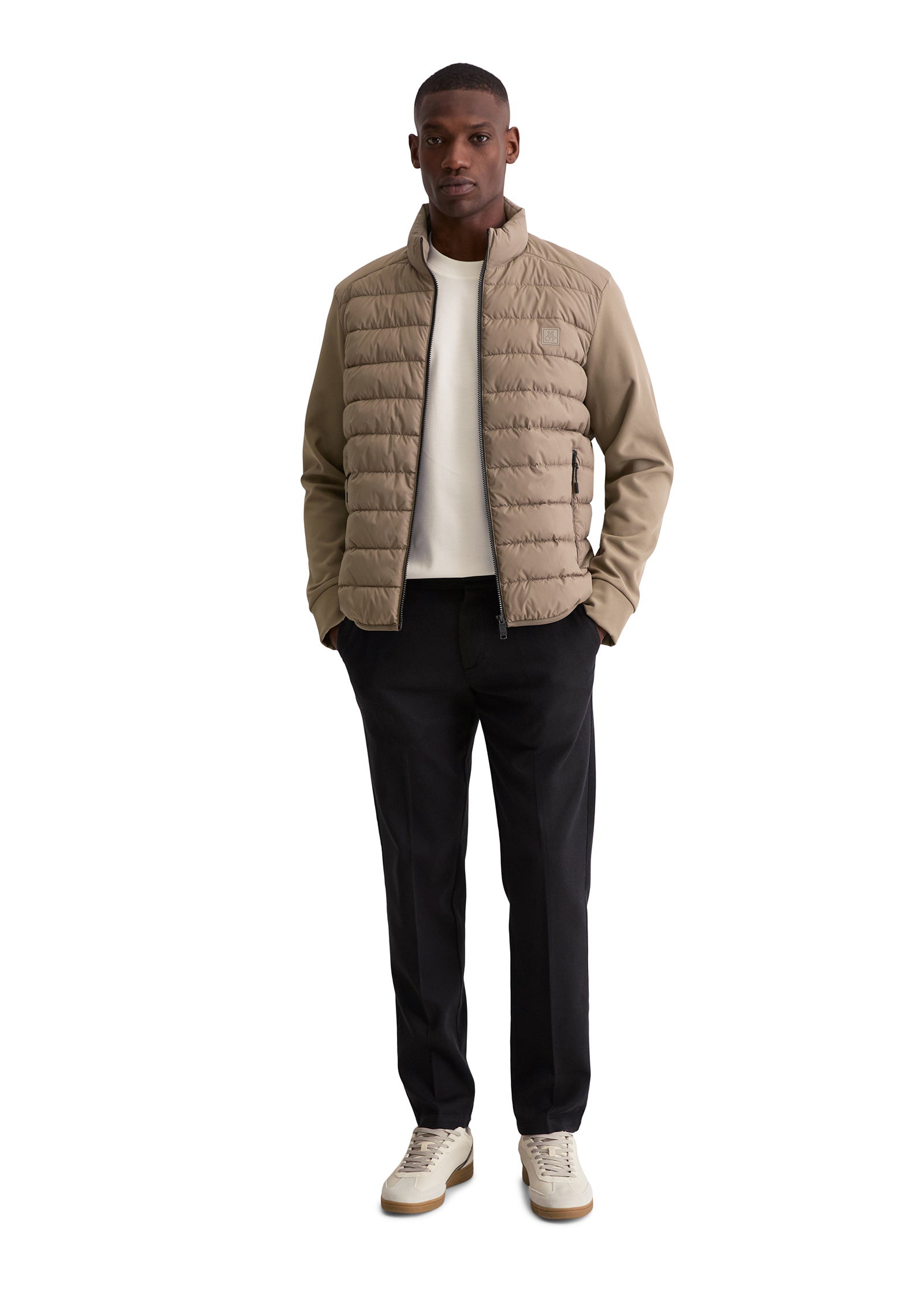 Steppjacke Regular fit mit Stehkragen - 1674-Pavestone - Braun