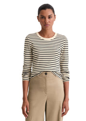 Langarmshirt gestreift - A12-multi - Schwarz | Weiß