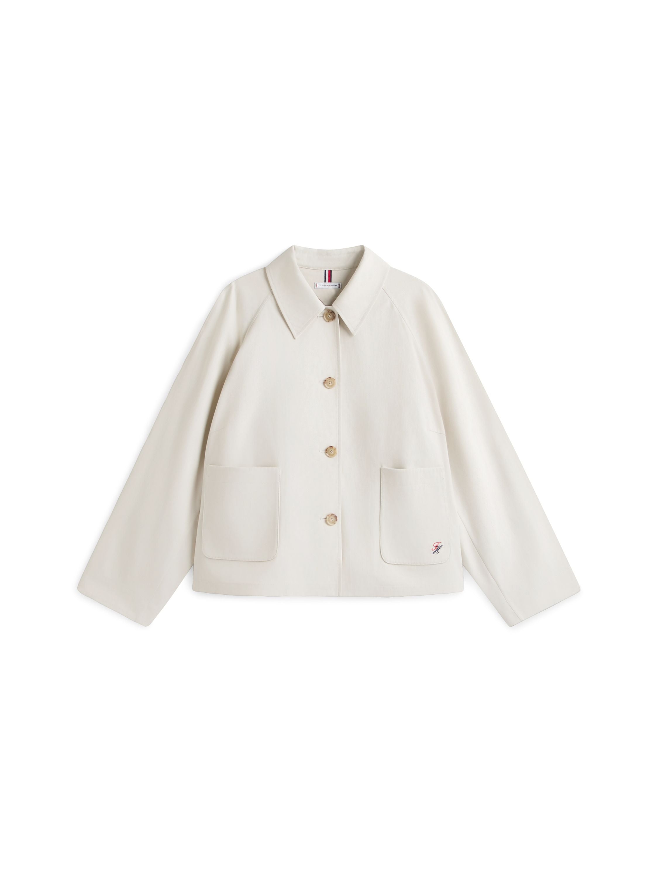 Overshirt aus Baumwolle - ACU-BEIGE - Creme