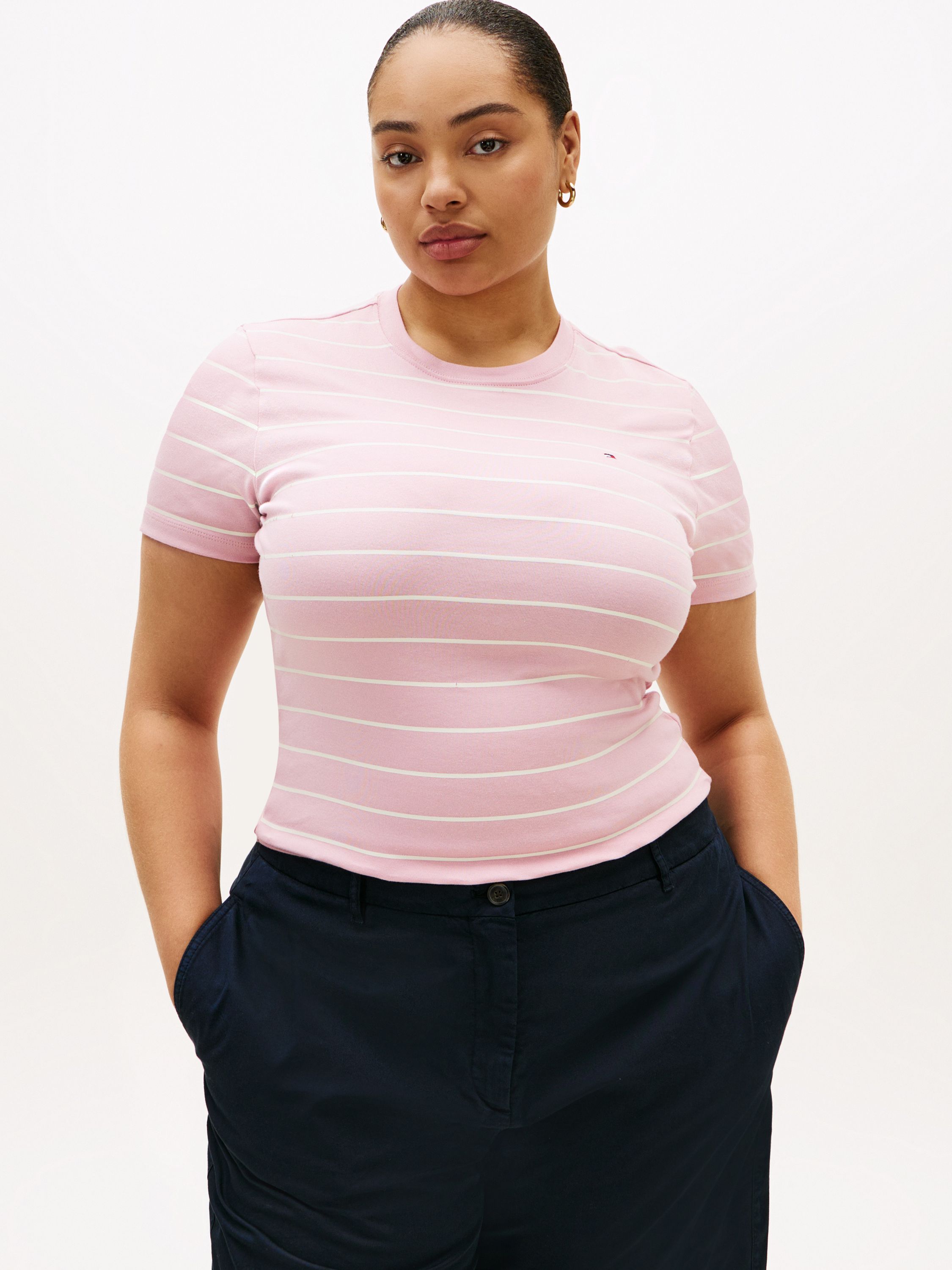 T-Shirt aus Baumwolle - 0D5-PINK - Rosa