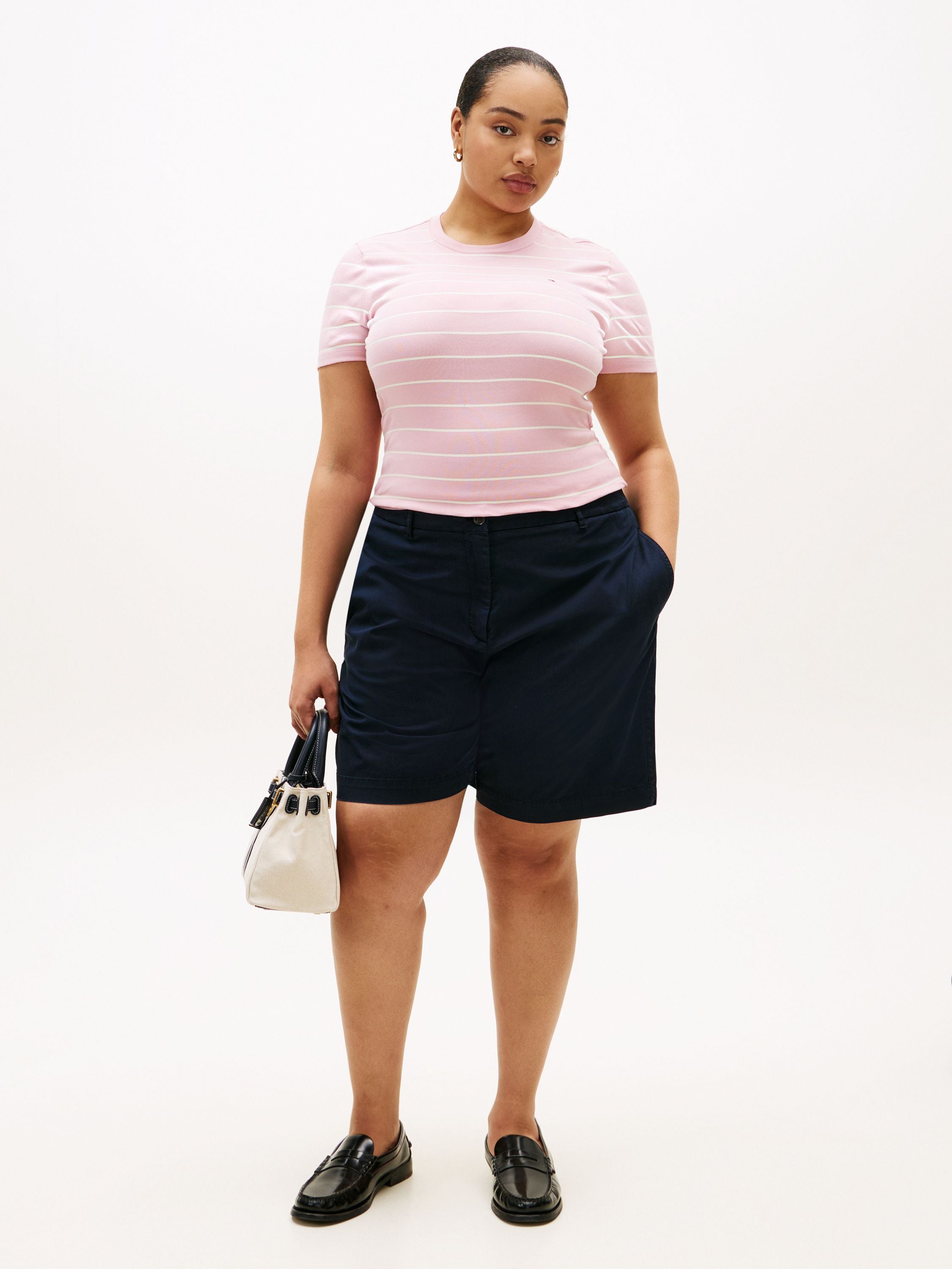 T-Shirt aus Baumwolle - 0D5-PINK - Rosa