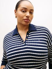 Strickpullover Relaxed Fit - 0A5-BLUE - Blau