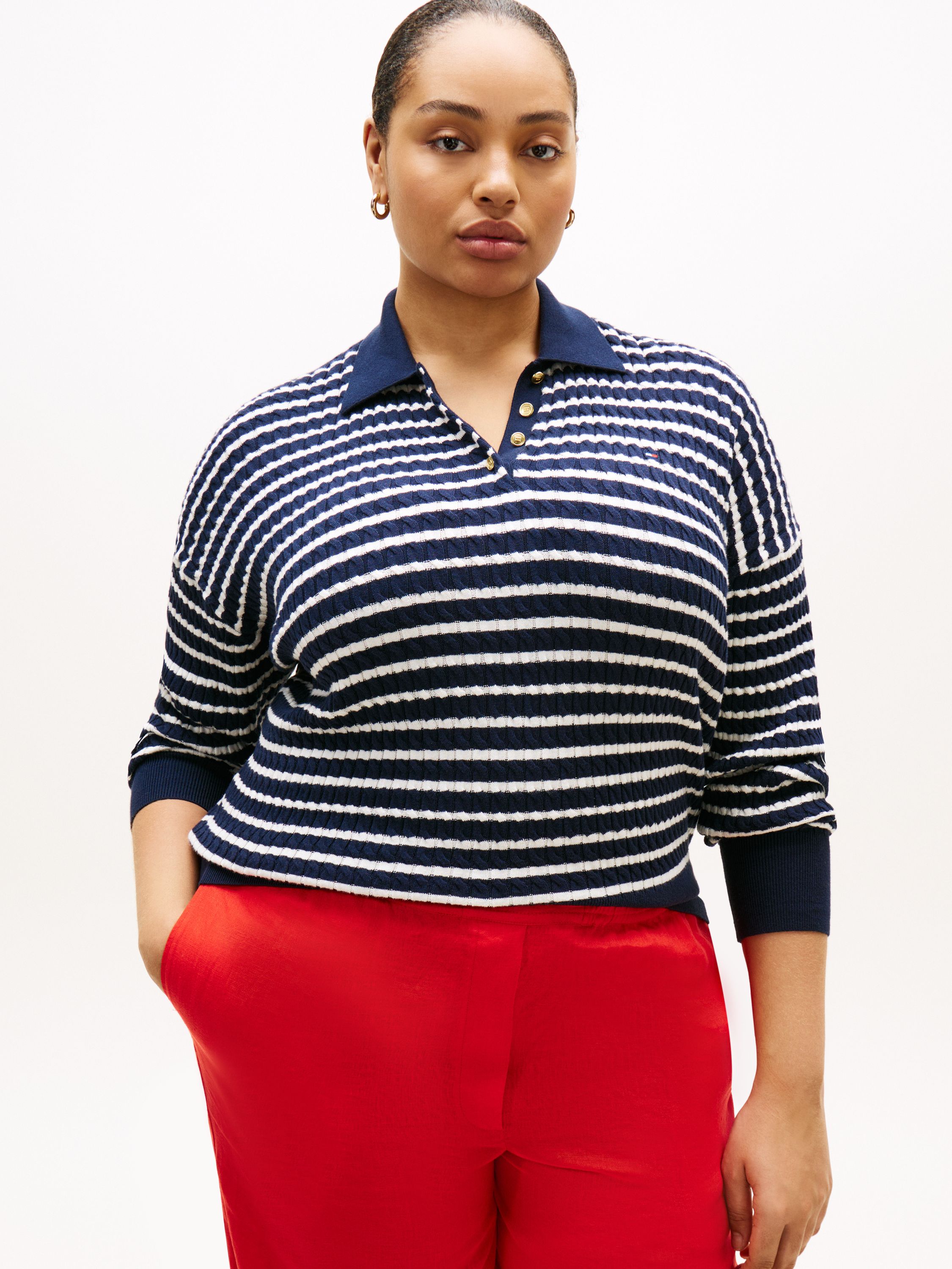 Strickpullover Relaxed Fit - 0A5-BLUE - Blau