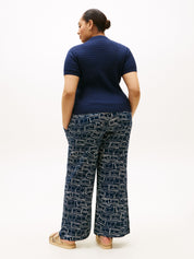 Strick-Poloshirt aus Baumwolle - C1G-BLUE - Blau