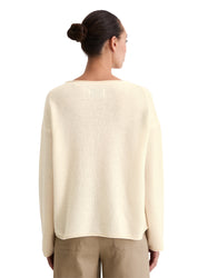 Strickpullover aus Schurwolle - 143-raw cream - Creme