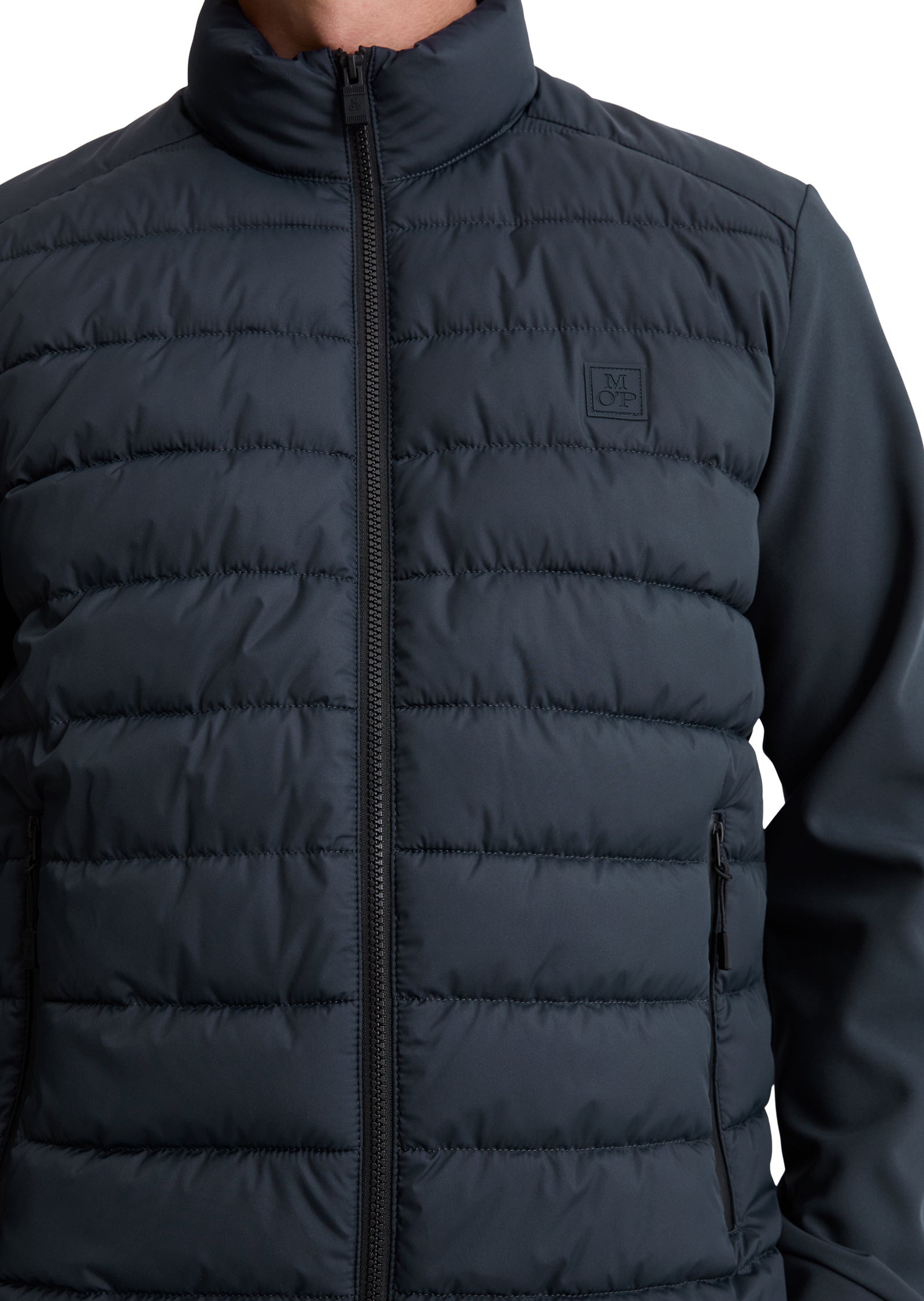 Steppjacke Regular fit mit Stehkragen - 4131-Dark Navy - Blau