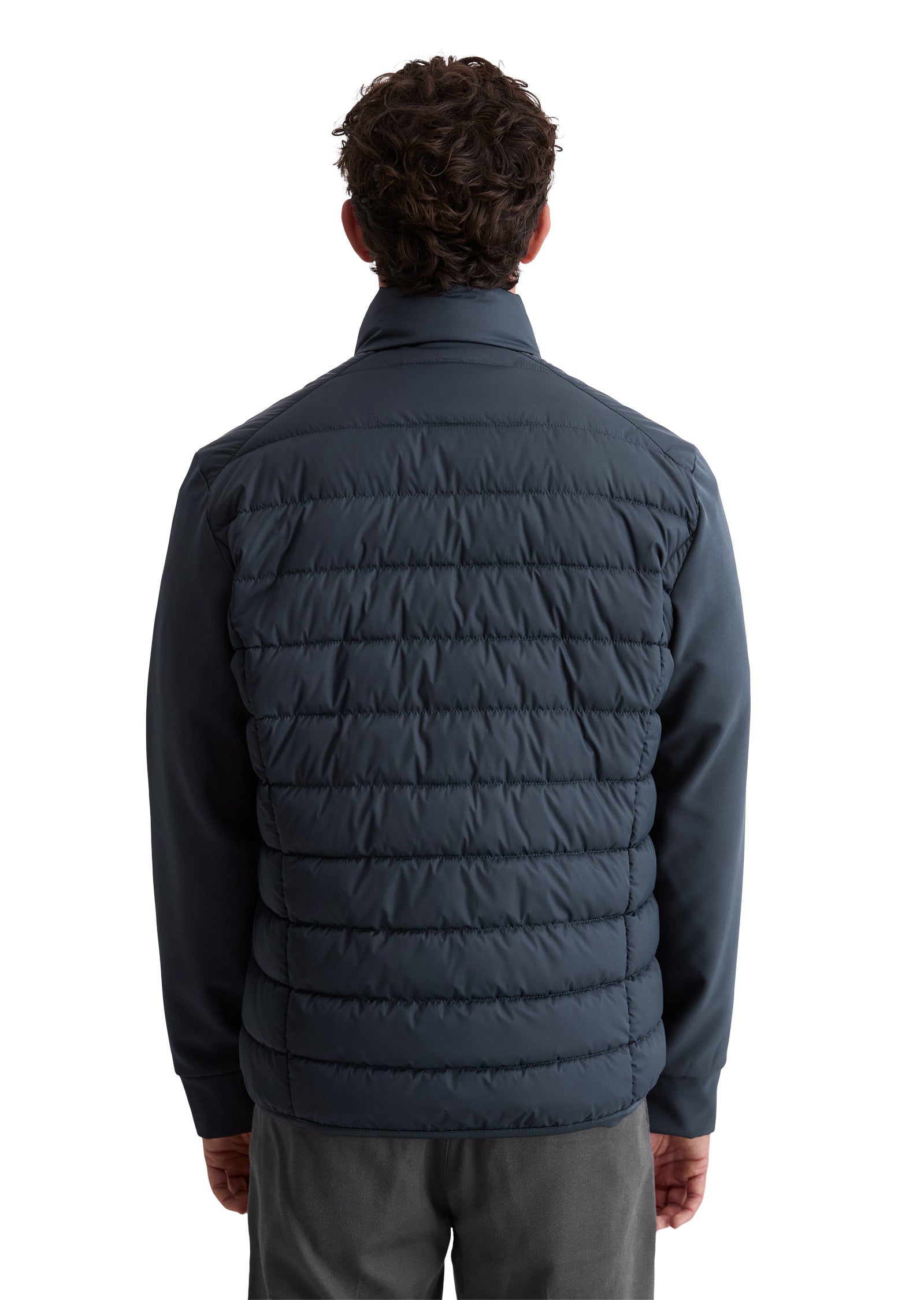 Steppjacke Regular fit mit Stehkragen - 4131-Dark Navy - Blau