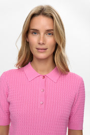 Strick-Poloshirt NUALETTE - 2703 - Pink