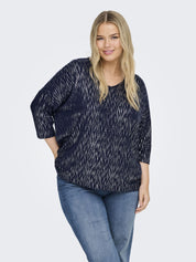 Langarmshirt FOILA - Naval Academy/SILVER FOIL - Blau