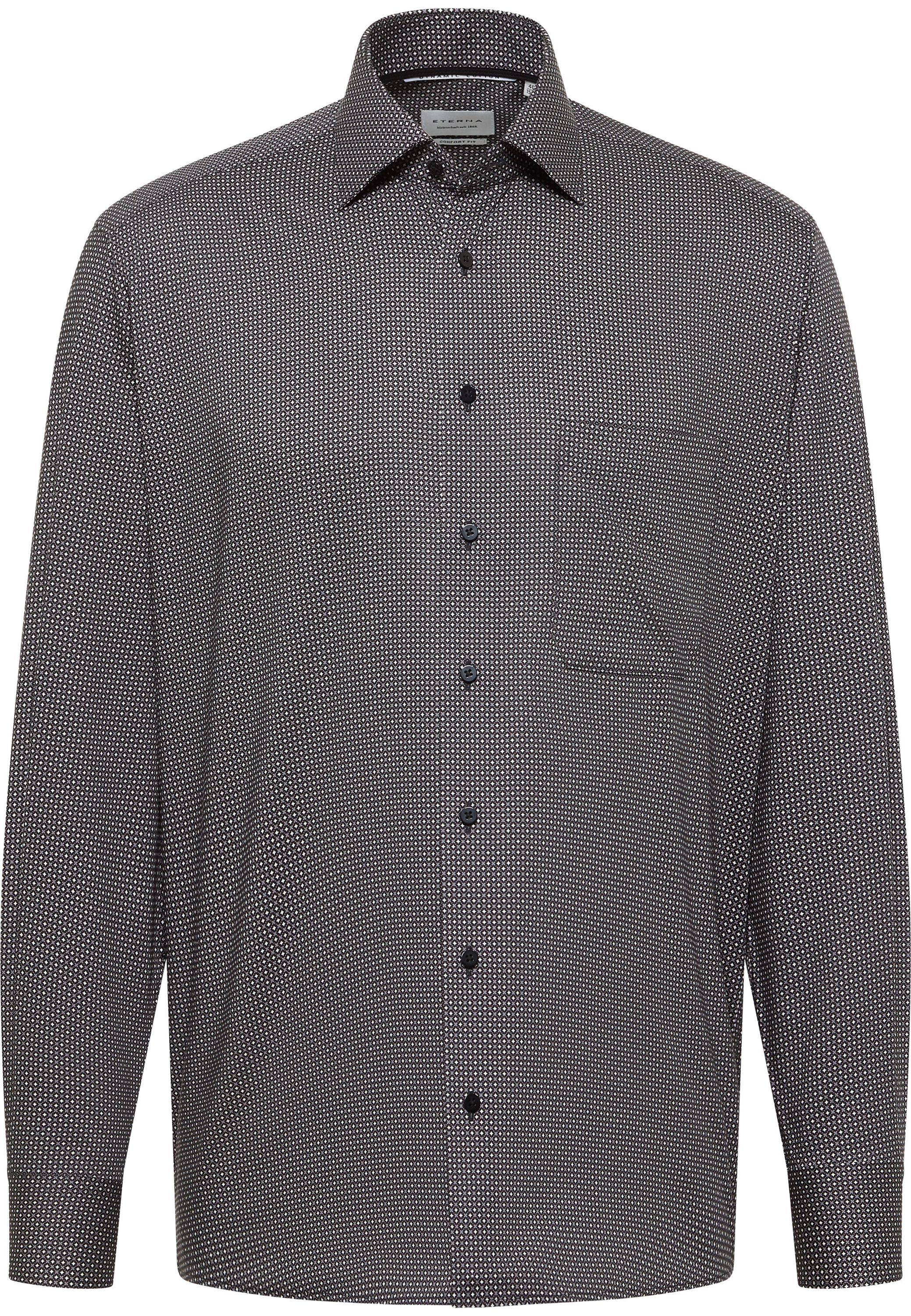 Hemd Comfort Fit - 38-anthrazit - Schwarz