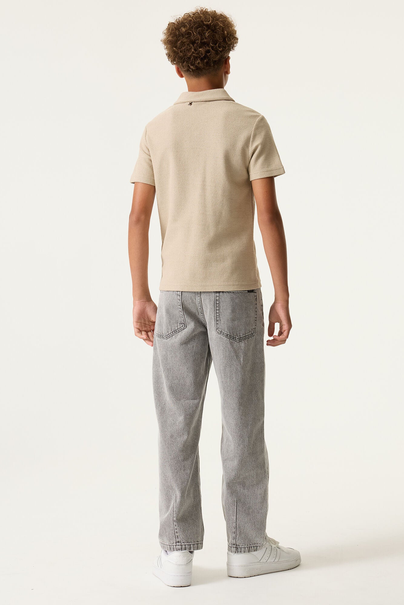 Poloshirt aus Baumwollmix - 8917-dune - Beige