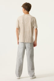 T-Shirt aus Baumwolle - 8917-dune - Beige