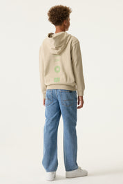 Sweathoodie aus Baumwollmix - 8917-dune - Beige