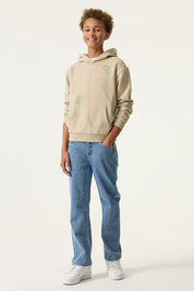 Sweathoodie aus Baumwollmix - 8917-dune - Beige