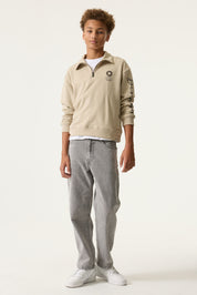 Sweatshirt aus Baumwollmix - 8917-dune - Beige