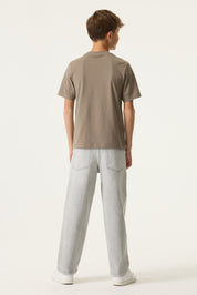 T-Shirt aus Baumwolle - 5068-taupe grey - Braun