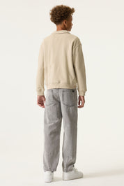 Sweatshirt aus Baumwollmix - 8917-dune - Beige