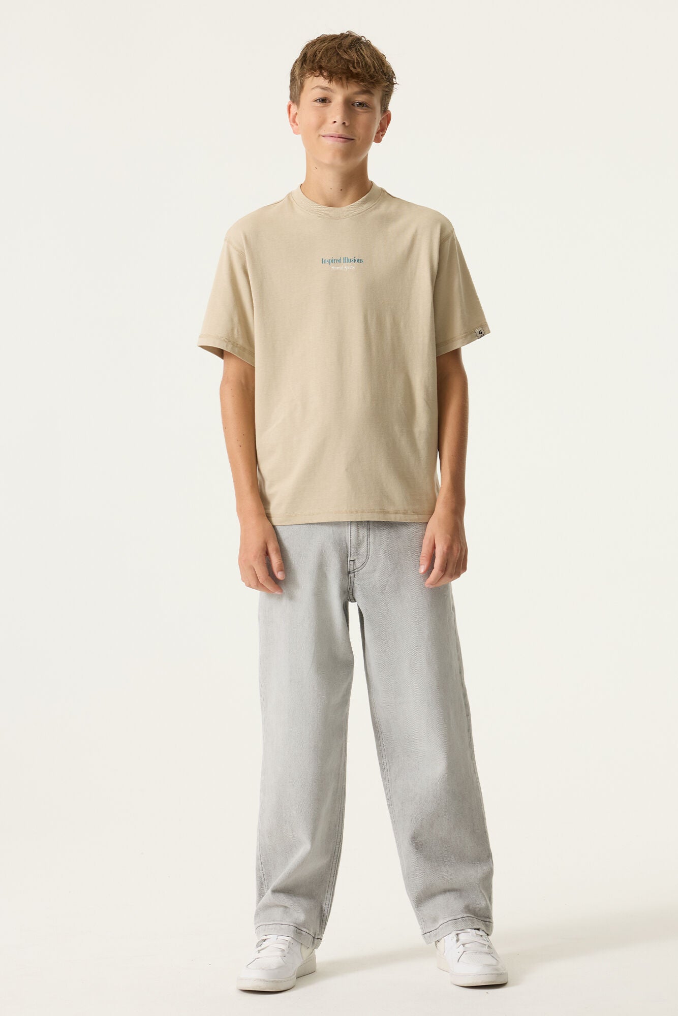 T-Shirt aus Baumwolle - 8917-dune - Braun