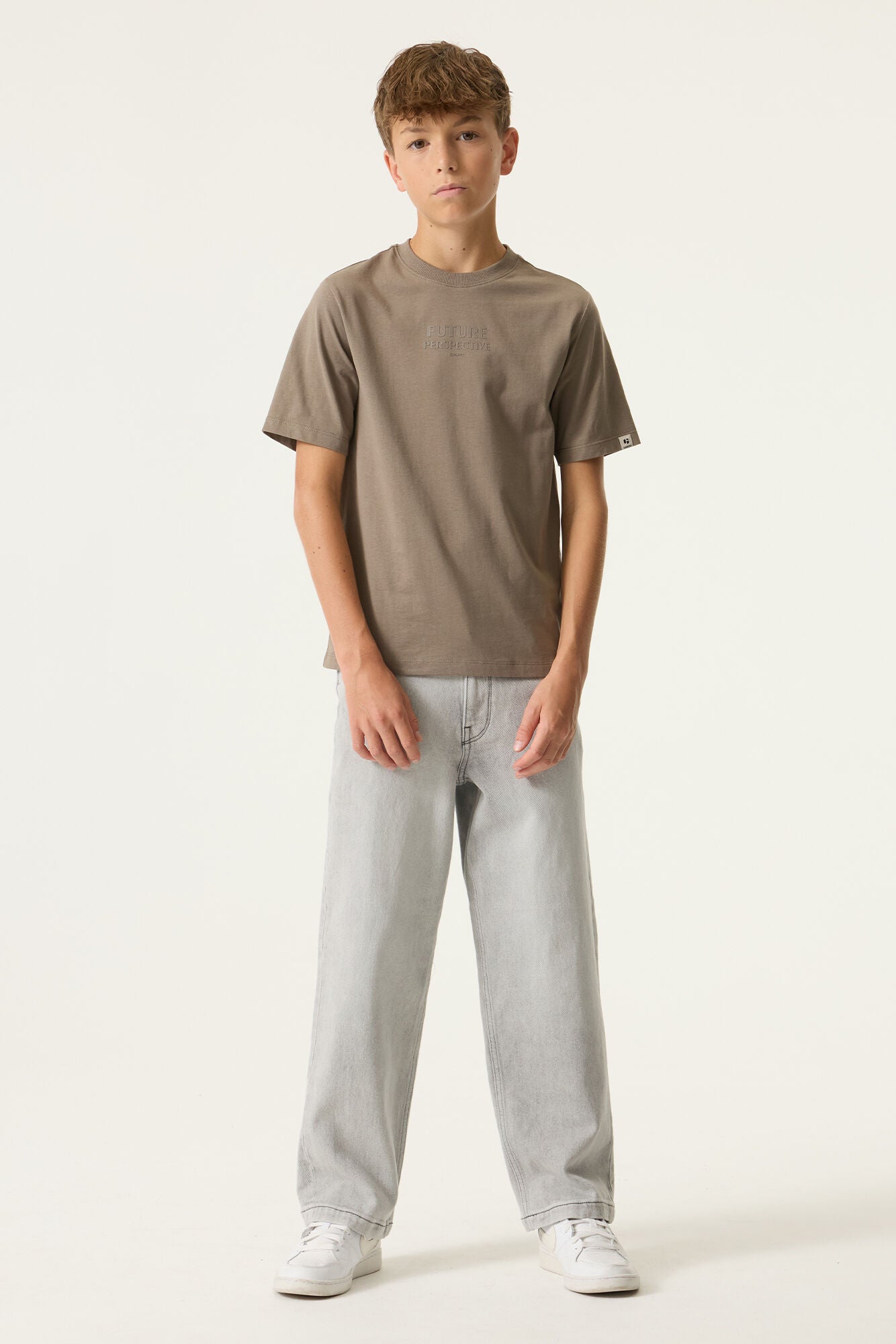 T-Shirt aus Baumwolle - 5068-taupe grey - Braun