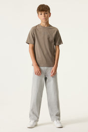 T-Shirt aus Baumwolle - 5068-taupe grey - Braun