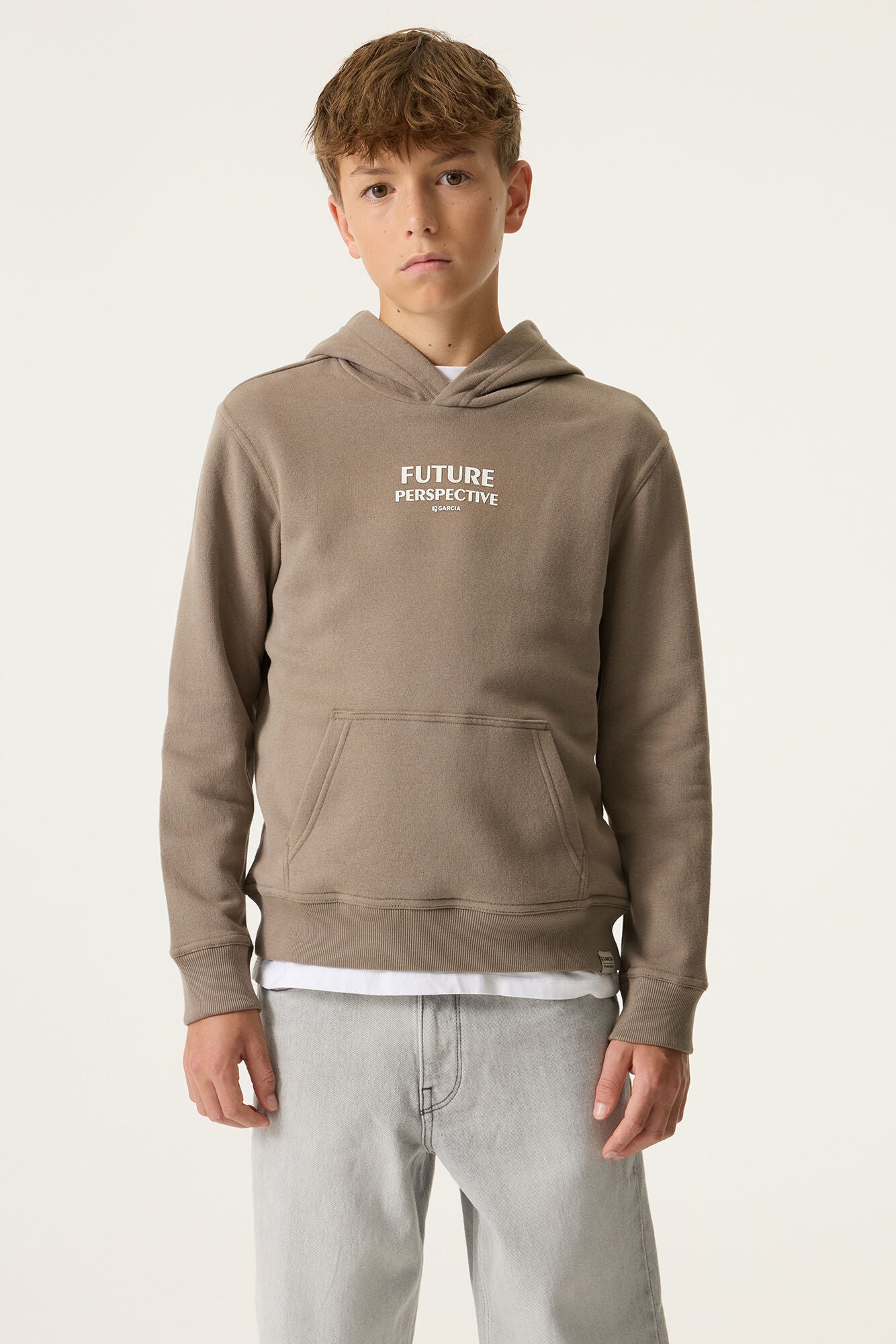 Sweatshirt aus Baumwollmix - 5068-taupe grey - Grau