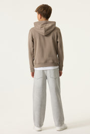 Sweatshirt aus Baumwollmix - 5068-taupe grey - Grau