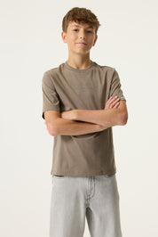 T-Shirt aus Baumwolle - 5068-taupe grey - Braun