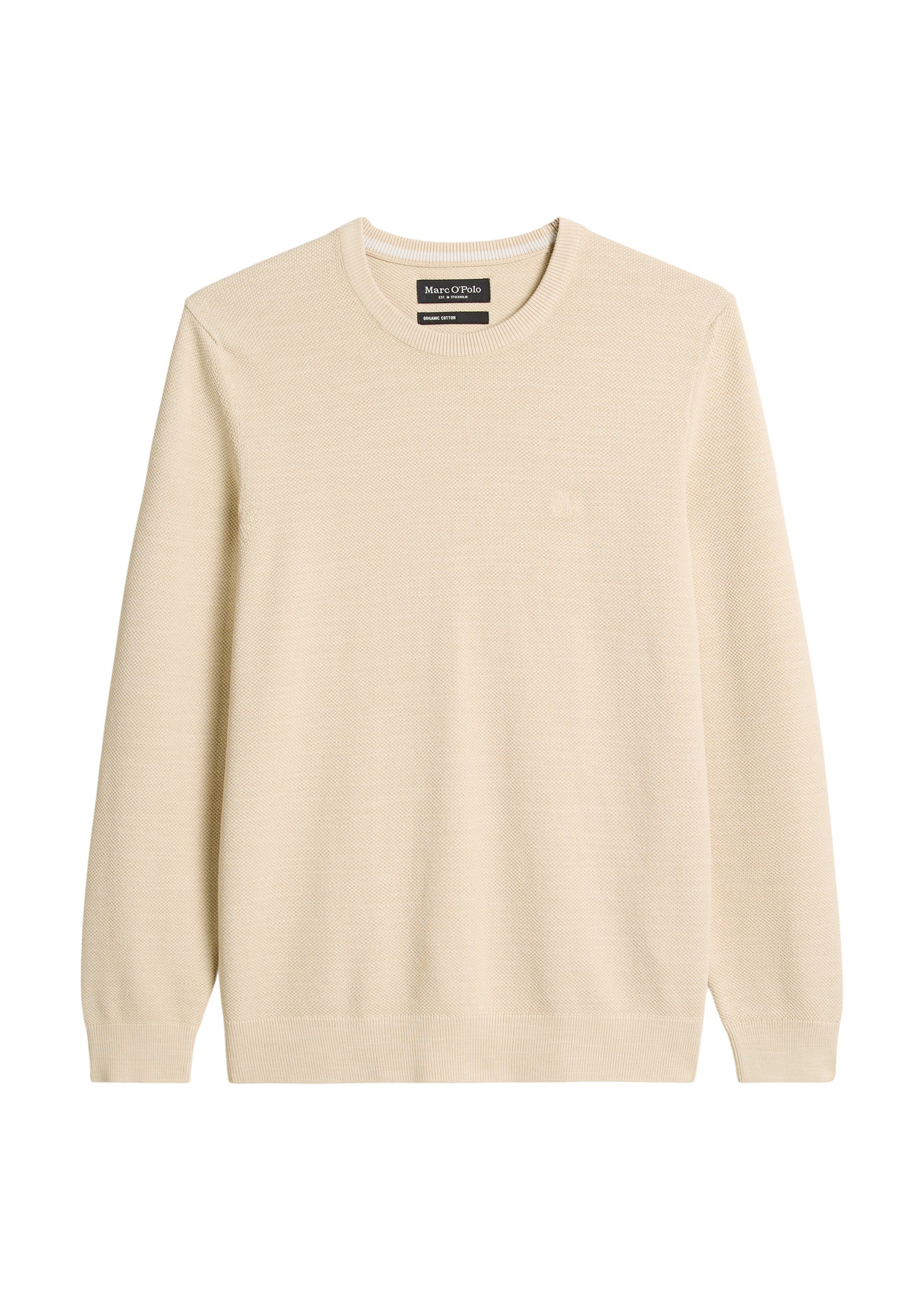 Sweatshirt aus Baumwolle - 709-light oat - Creme