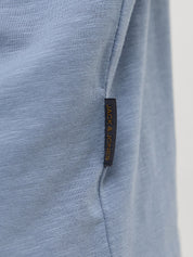 T-Shirt aus Baumwolle - Blue Mirage - Blau