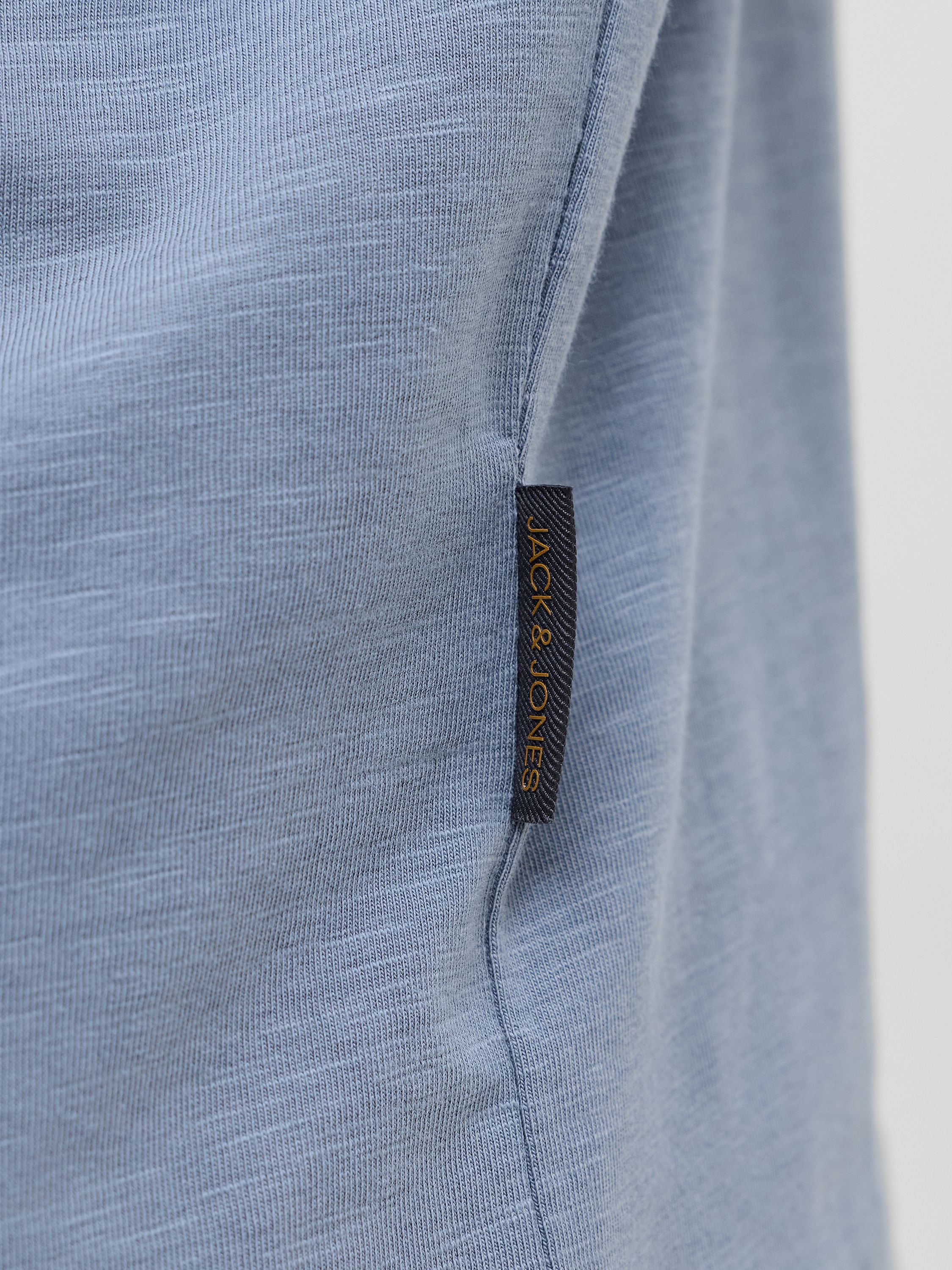 T-Shirt aus Baumwolle - Blue Mirage - Blau