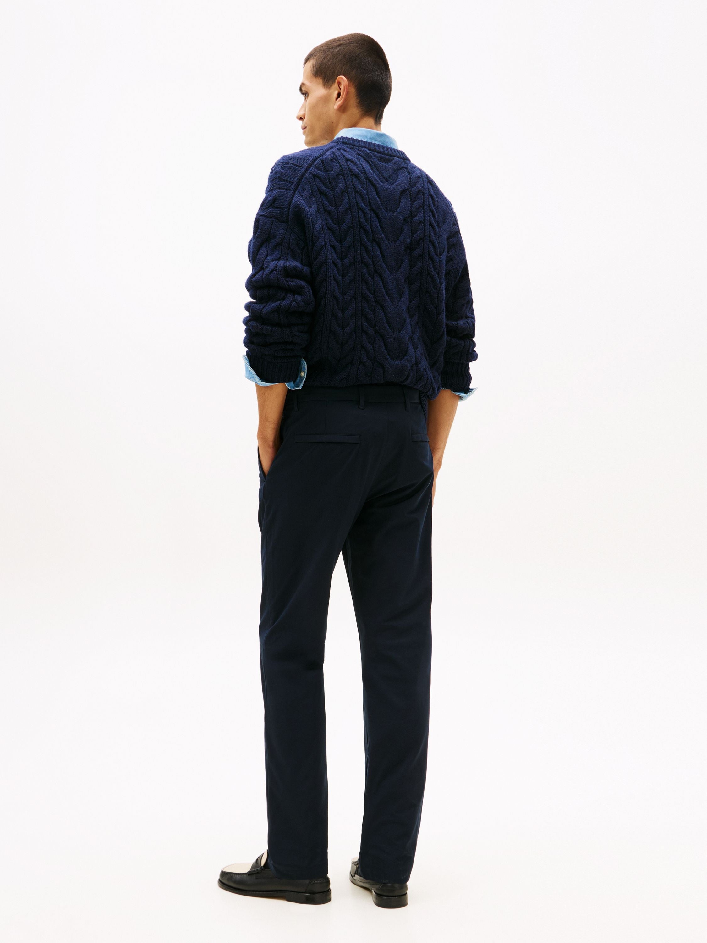 Chino-Hose DENTON Straight Fit - DW5-BLUE - Blau