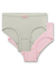 Pants 2er-Pack aus Baumwolle - 50384 blue smoke - Grün