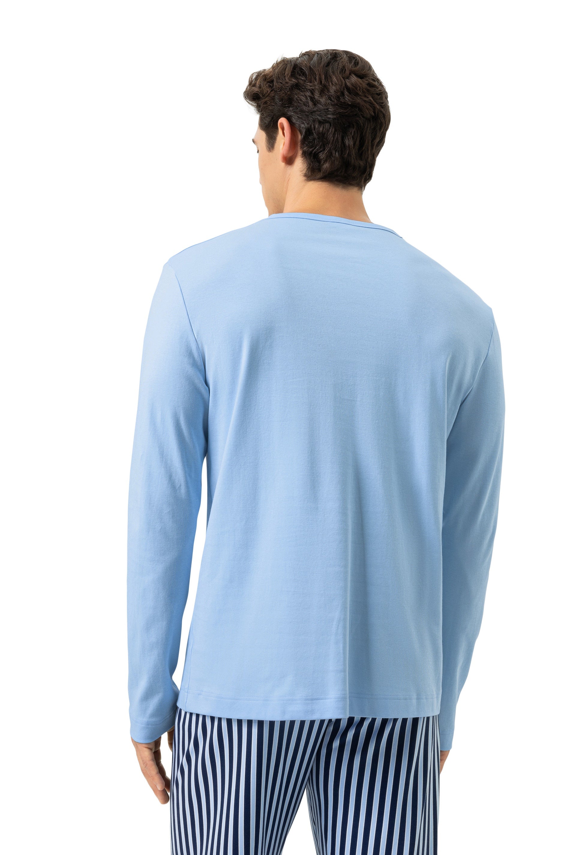 T-Shirt langarm - 844-far blue - Blau