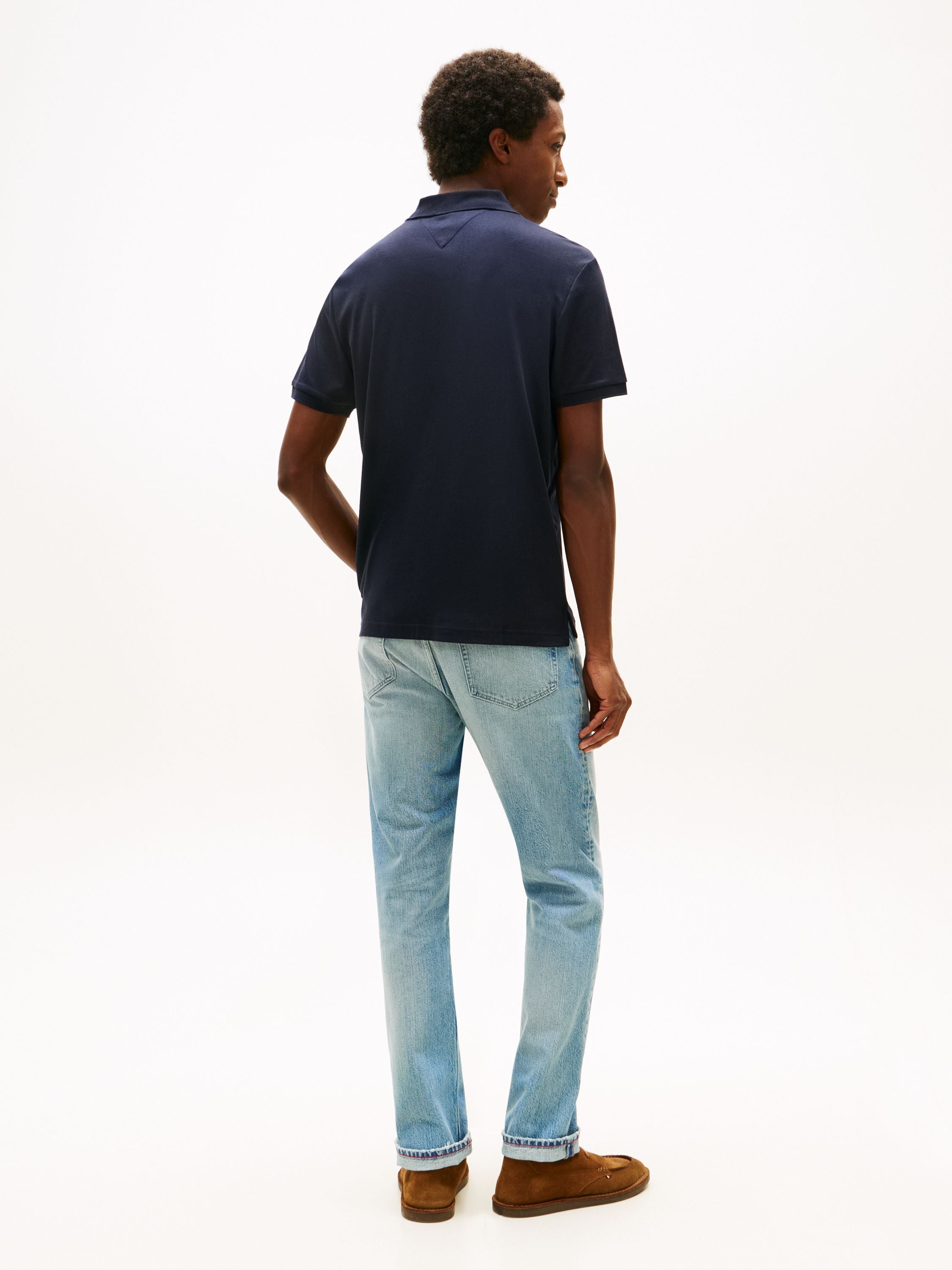 Poloshirt aus Baumwolle - DW5-BLUE - Blau