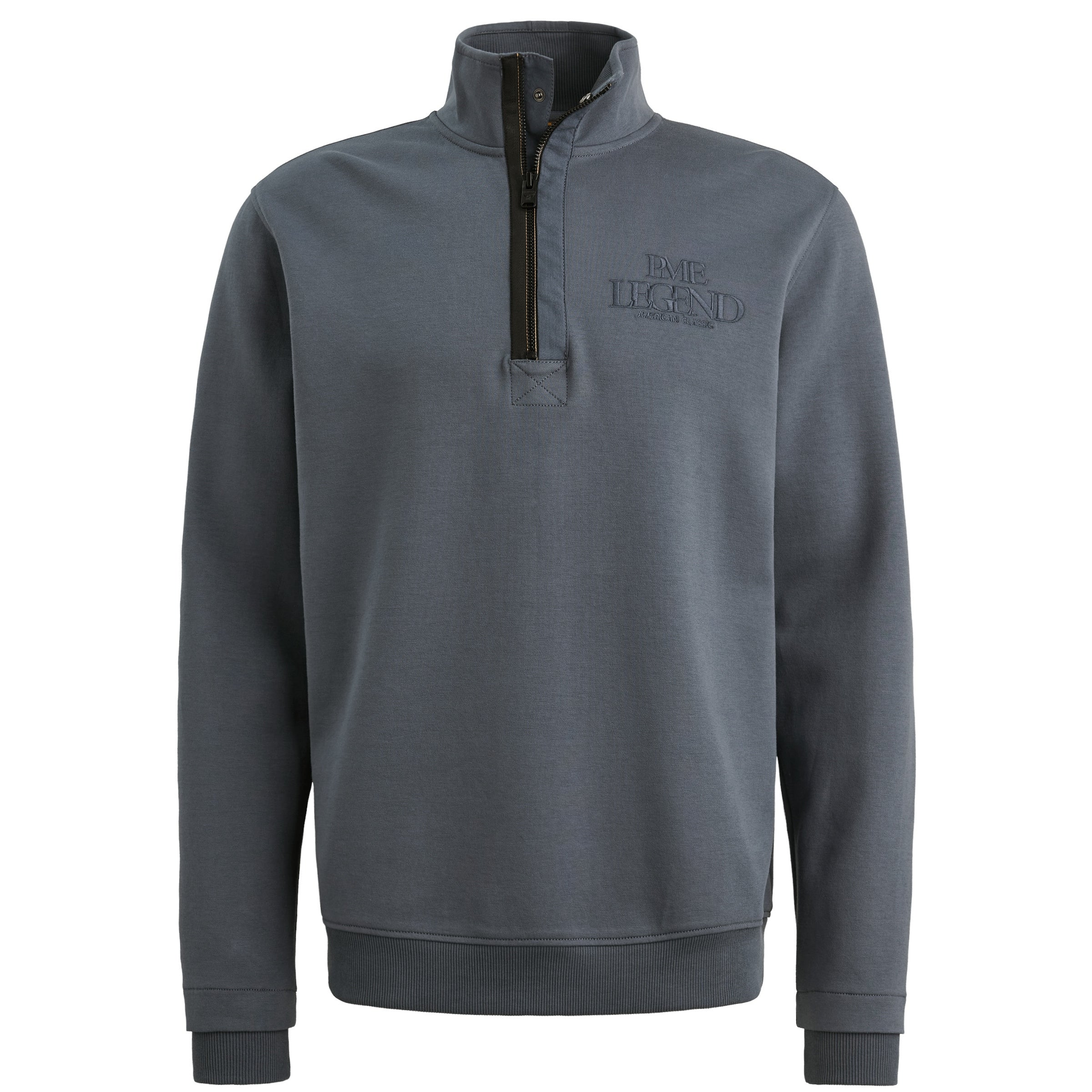 Sweatshirt aus Baumwolle - 5301-Vintage Indigo - Blau