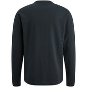 Langarmshirt aus Baumwolle - 5282-Carbon - Blau
