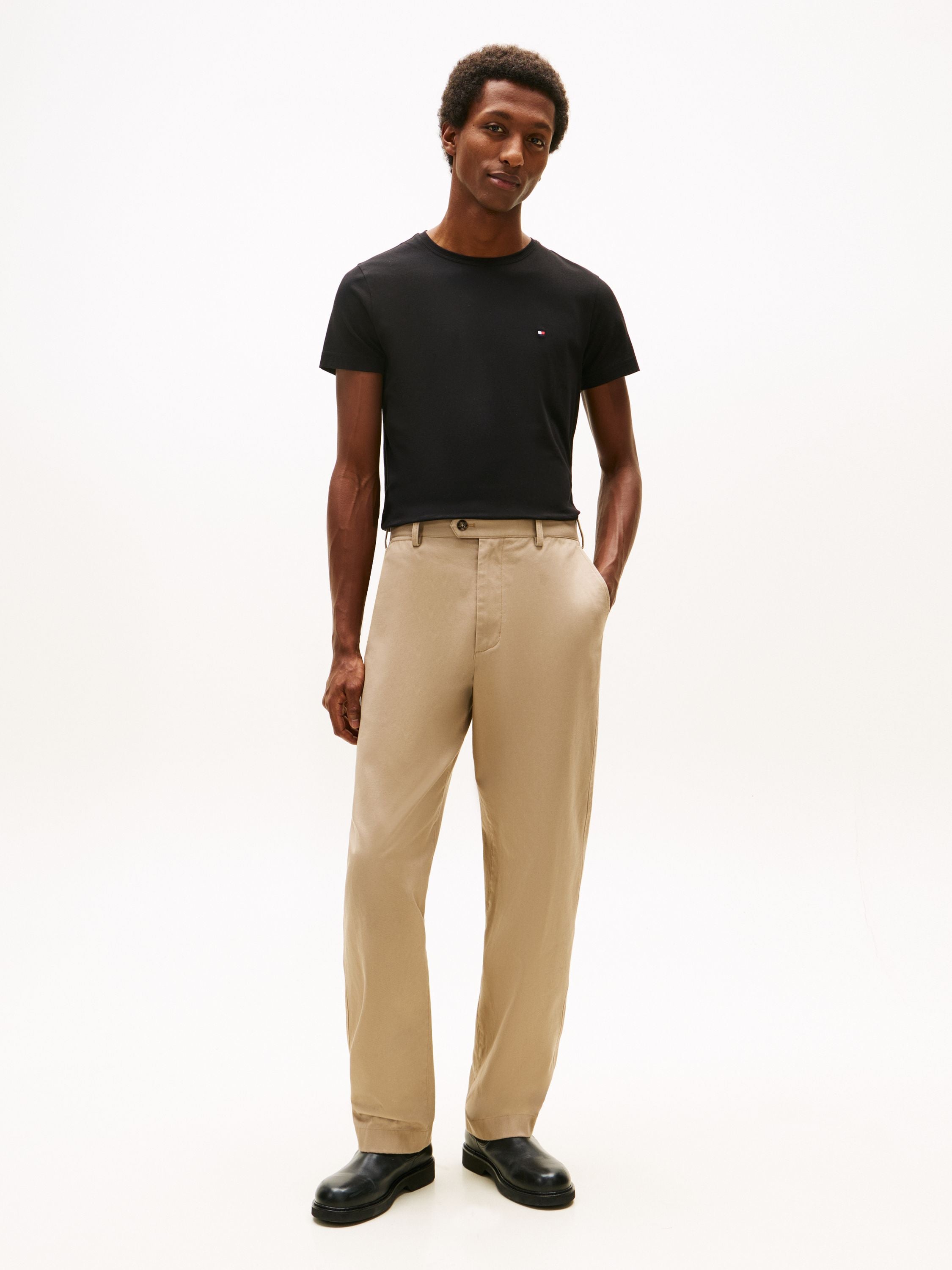 T-Shirt aus Baumwolle - BDS-BLACK - Schwarz