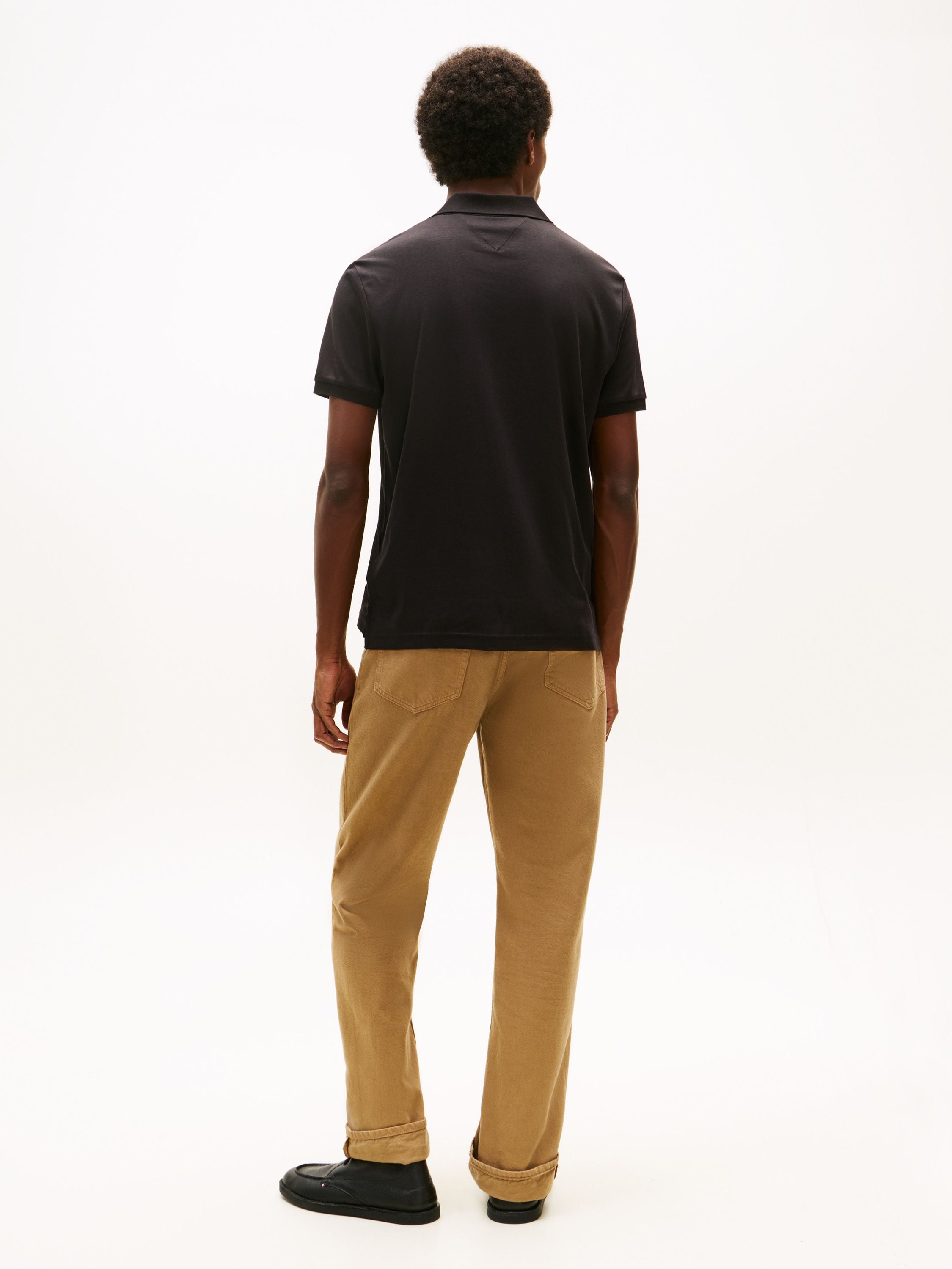 Poloshirt aus Baumwolle - BDS-BLACK - Schwarz