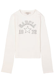 Langarmshirt - 53-off white - Weiß