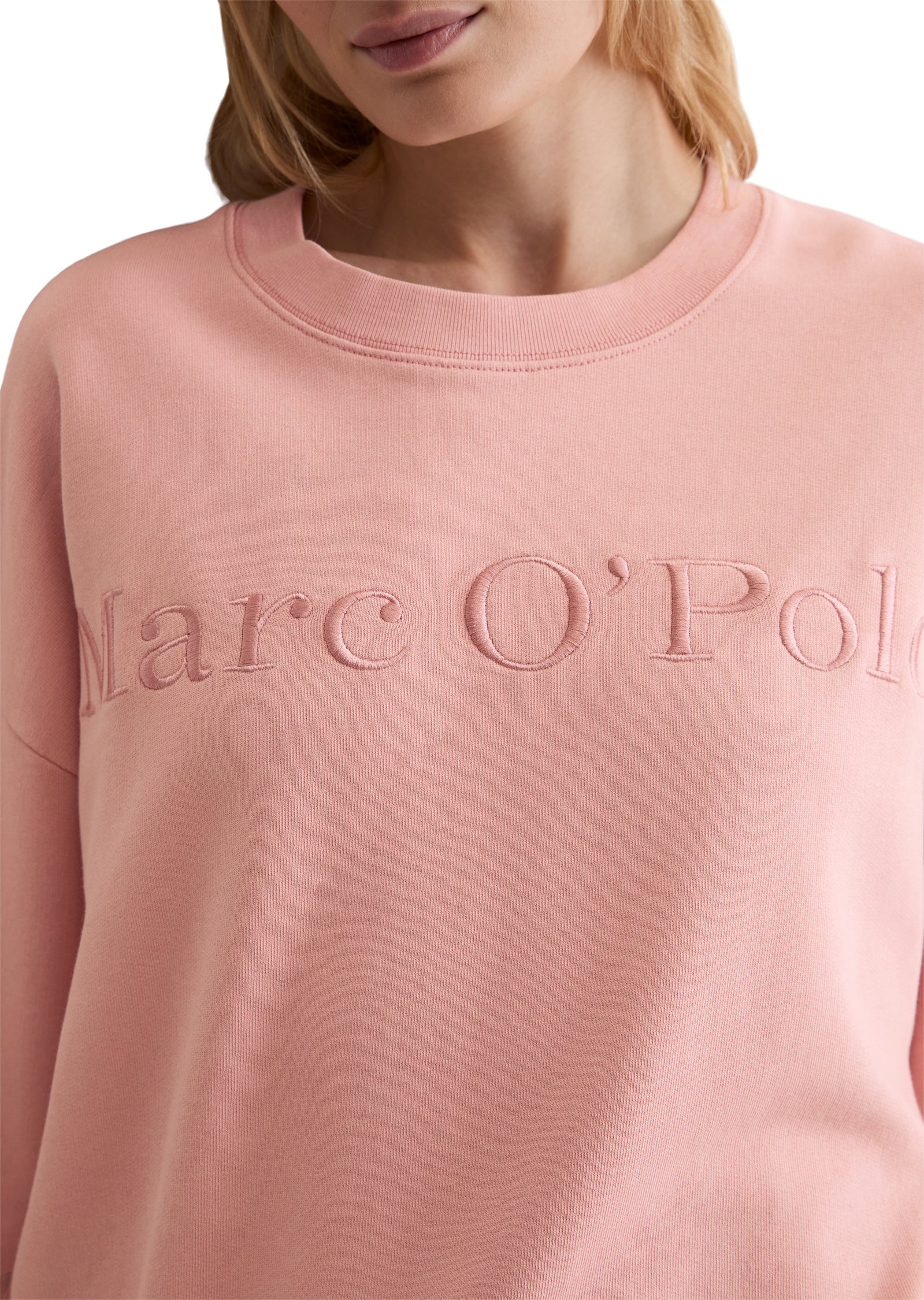 Sweatshirt Relaxed Fit - 8167-Natural Rose - Rosa
